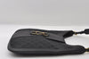 Authentic GUCCI Shoulder Hand Bag Purse GG Canvas Leather 0014129 Black 6561I
