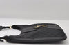 Authentic GUCCI Shoulder Hand Bag Purse GG Canvas Leather 0014129 Black 6561I
