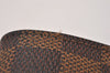 Auth Louis Vuitton Damier Porte Monnaie Billets Viennois Wallet N61664 LV 6562I