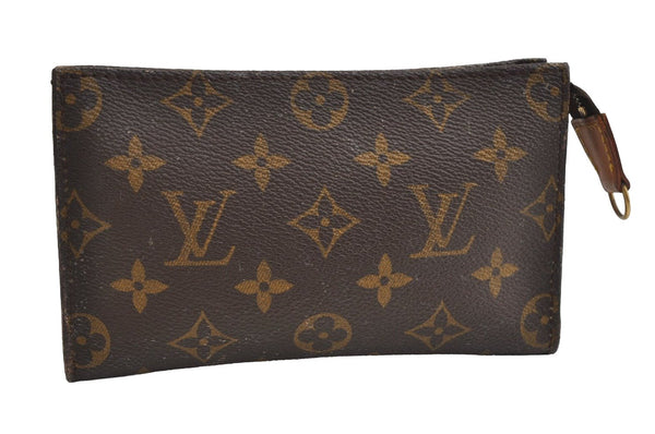 Authentic Louis Vuitton Monogram Pouch For Bucket PM LV 6563I