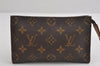 Authentic Louis Vuitton Monogram Pouch For Bucket PM LV 6563I