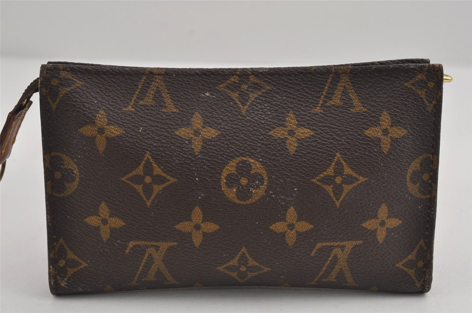 Authentic Louis Vuitton Monogram Pouch For Bucket PM LV 6563I