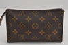 Authentic Louis Vuitton Monogram Pouch For Bucket PM LV 6563I