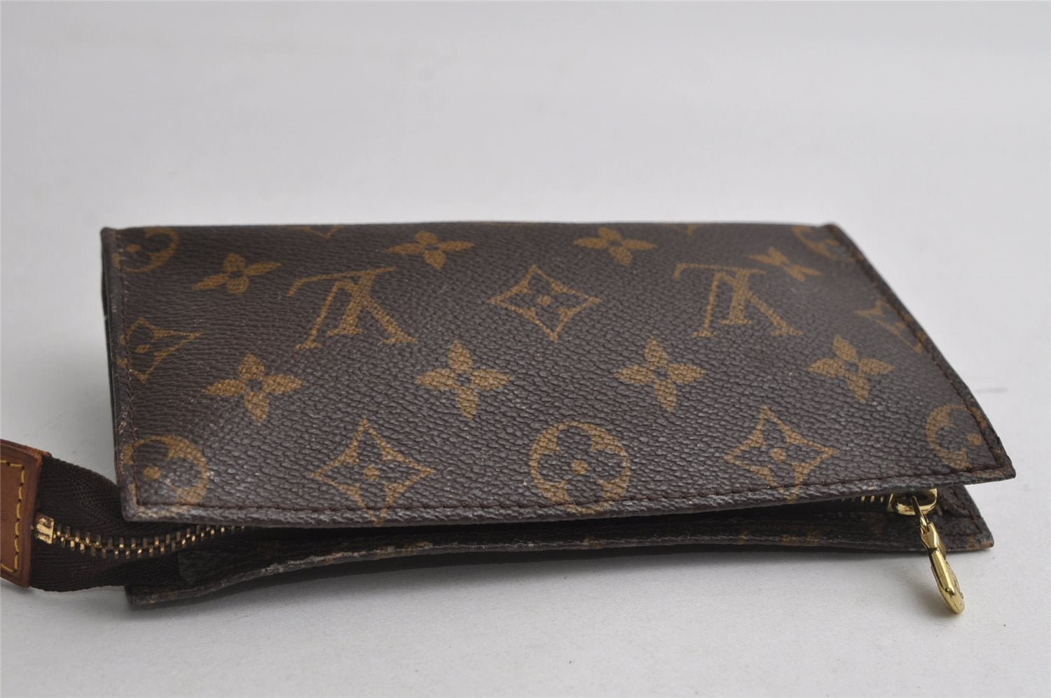 Authentic Louis Vuitton Monogram Pouch For Bucket PM LV 6563I
