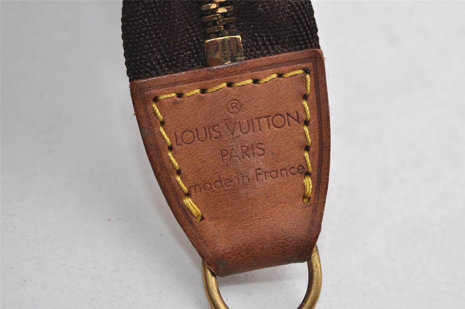 Authentic Louis Vuitton Monogram Pouch For Bucket PM LV 6563I