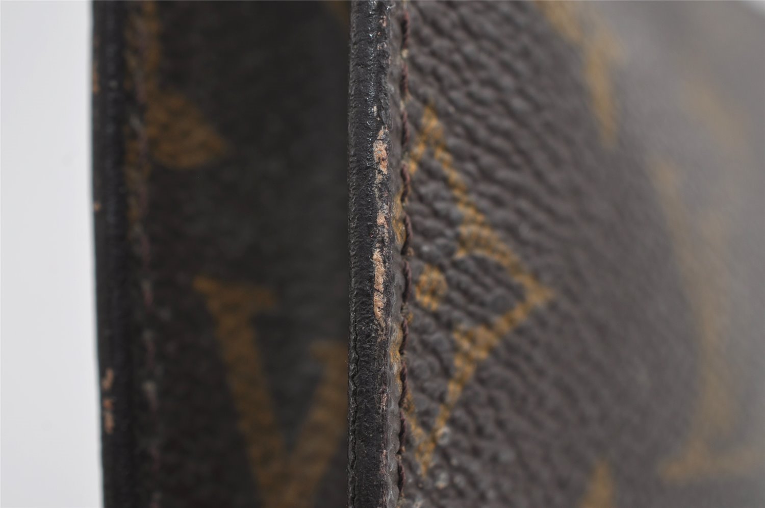 Authentic Louis Vuitton Monogram Pouch For Bucket PM LV 6563I