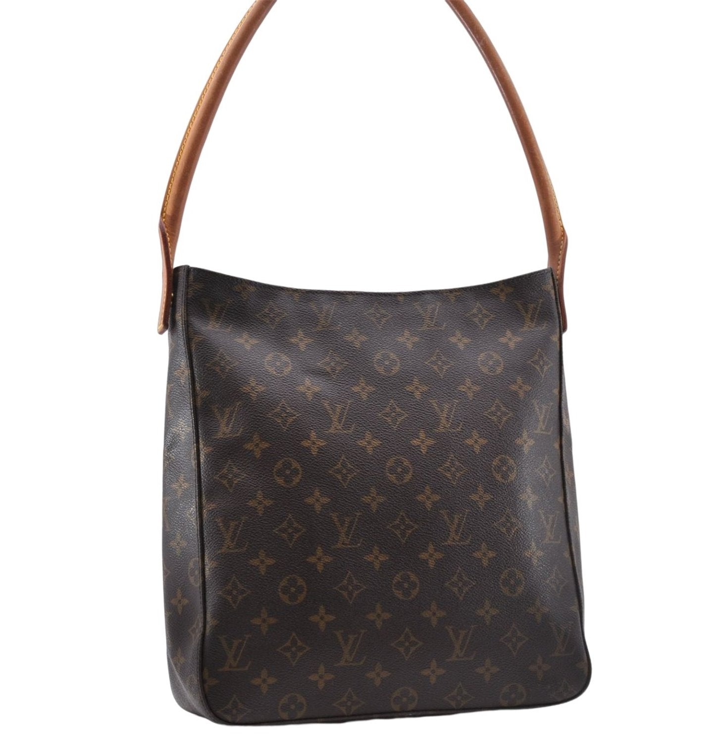 Authentic Louis Vuitton Monogram Looping GM Shoulder Bag M51145 LV 6564D