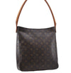 Authentic Louis Vuitton Monogram Looping GM Shoulder Bag M51145 LV 6564D