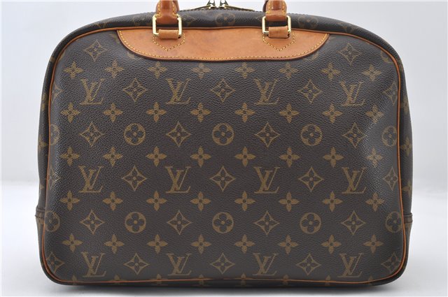 Authentic Louis Vuitton Monogram Deauville Hand Bag M47270 LV 6564E
