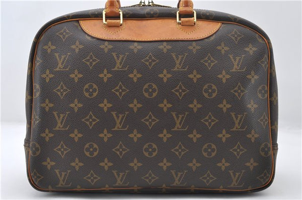 Authentic Louis Vuitton Monogram Deauville Hand Bag M47270 LV 6564E