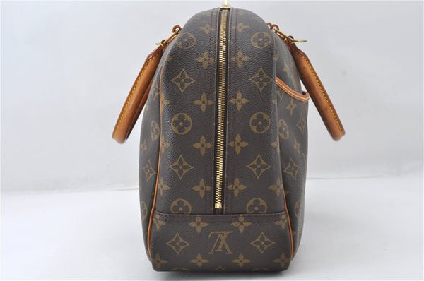 Authentic Louis Vuitton Monogram Deauville Hand Bag M47270 LV 6564E