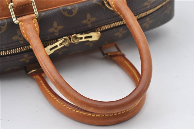 Authentic Louis Vuitton Monogram Deauville Hand Bag M47270 LV 6564E