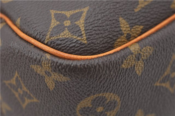 Authentic Louis Vuitton Monogram Deauville Hand Bag M47270 LV 6564E