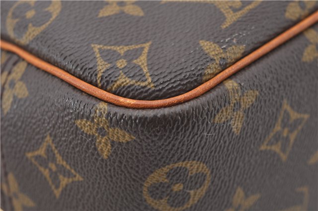 Authentic Louis Vuitton Monogram Deauville Hand Bag M47270 LV 6564E