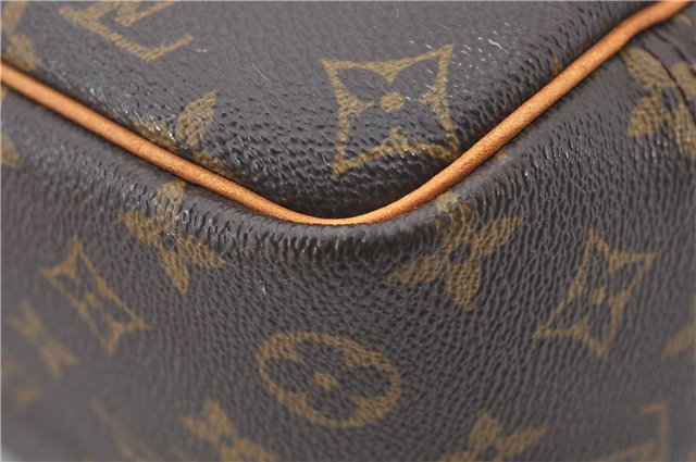 Authentic Louis Vuitton Monogram Deauville Hand Bag M47270 LV 6564E