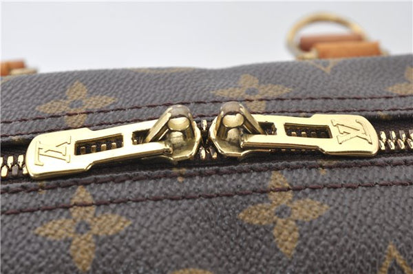 Authentic Louis Vuitton Monogram Deauville Hand Bag M47270 LV 6564E