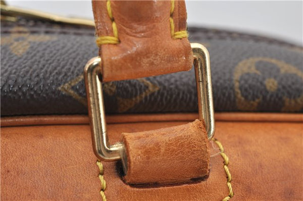 Authentic Louis Vuitton Monogram Deauville Hand Bag M47270 LV 6564E