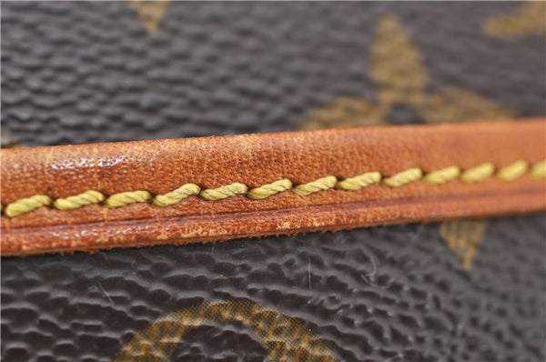 Authentic Louis Vuitton Monogram Deauville Hand Bag M47270 LV 6564E