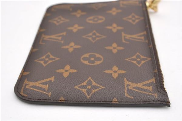 Authentic Louis Vuitton Monogram Neverfull Pouch Purse Clutch Bag LV 6564F