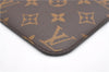 Authentic Louis Vuitton Monogram Neverfull Pouch Purse Clutch Bag LV 6564F