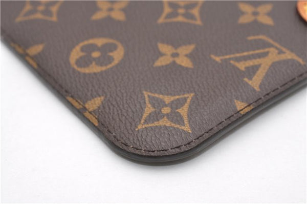 Authentic Louis Vuitton Monogram Neverfull Pouch Purse Clutch Bag LV 6564F