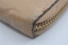 Auth Louis Vuitton Monogram Empreinte Portefeuille Clemence Wallet Beige 6564I