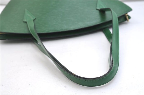 Auth Louis Vuitton Epi Saint Jacques Shopping Shoulder Bag Green M52264 LV 6565E