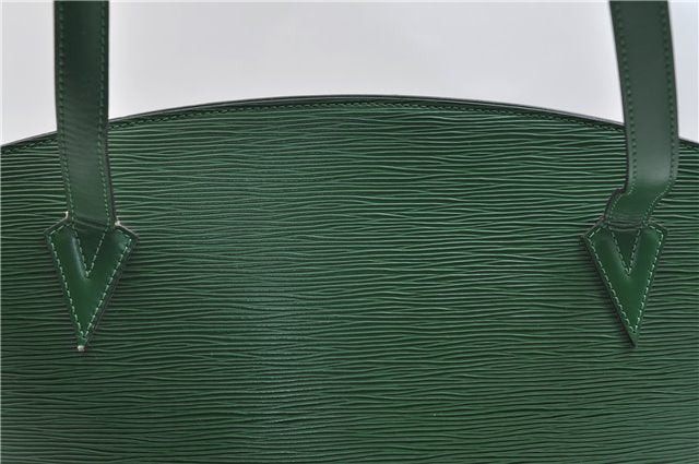 Auth Louis Vuitton Epi Saint Jacques Shopping Shoulder Bag Green M52264 LV 6565E