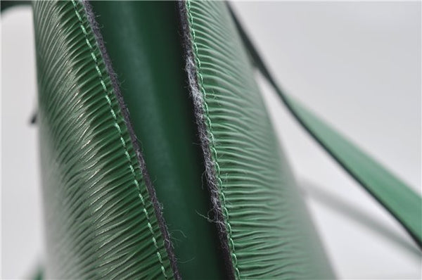 Auth Louis Vuitton Epi Saint Jacques Shopping Shoulder Bag Green M52264 LV 6565E