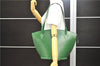 Auth Louis Vuitton Epi Saint Jacques Shopping Shoulder Bag Green M52264 LV 6565E
