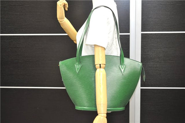 Auth Louis Vuitton Epi Saint Jacques Shopping Shoulder Bag Green M52264 LV 6565E