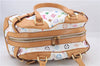 Auth Louis Vuitton Monogram Multicolor Claudia Hand Bag White M40193 LV 6566D