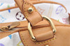 Auth Louis Vuitton Monogram Multicolor Claudia Hand Bag White M40193 LV 6566D