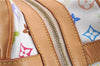 Auth Louis Vuitton Monogram Multicolor Claudia Hand Bag White M40193 LV 6566D