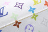 Auth Louis Vuitton Monogram Multicolor Claudia Hand Bag White M40193 LV 6566D