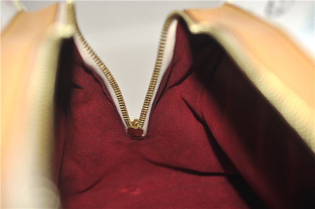 Auth Louis Vuitton Monogram Multicolor Claudia Hand Bag White M40193 LV 6566D