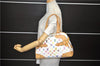 Auth Louis Vuitton Monogram Multicolor Claudia Hand Bag White M40193 LV 6566D