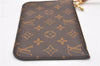 Authentic Louis Vuitton Monogram Neverfull Pouch Purse Clutch Bag LV 6566F