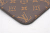 Authentic Louis Vuitton Monogram Neverfull Pouch Purse Clutch Bag LV 6566F