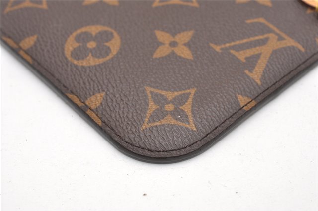 Authentic Louis Vuitton Monogram Neverfull Pouch Purse Clutch Bag LV 6566F