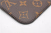 Authentic Louis Vuitton Monogram Neverfull Pouch Purse Clutch Bag LV 6566F