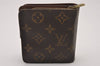 Authentic Louis Vuitton Monogram Compact Zip Bifold Wallet Purse M61667 LV 6566I