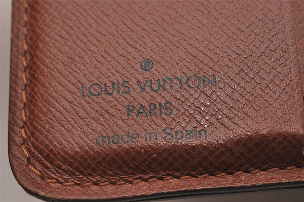 Authentic Louis Vuitton Monogram Compact Zip Bifold Wallet Purse M61667 LV 6566I