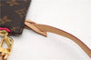 Authentic Louis Vuitton Monogram Neverfull Pouch Purse Clutch Bag Pink LV 6567F