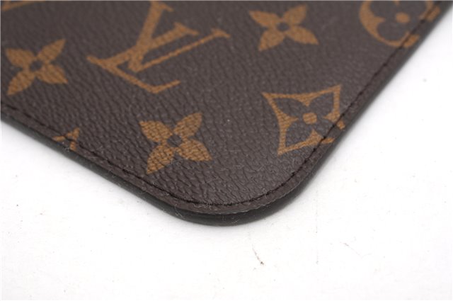 Authentic Louis Vuitton Monogram Neverfull Pouch Purse Clutch Bag Pink LV 6567F