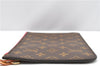 Authentic Louis Vuitton Monogram Neverfull Pouch Purse Clutch Bag Pink LV 6568F