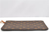 Authentic Louis Vuitton Monogram Neverfull Pouch Purse Clutch Bag Pink LV 6568F