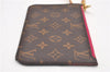 Authentic Louis Vuitton Monogram Neverfull Pouch Purse Clutch Bag Pink LV 6570F