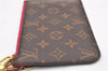 Authentic Louis Vuitton Monogram Neverfull Pouch Purse Clutch Bag Pink LV 6570F