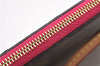 Authentic Louis Vuitton Monogram Neverfull Pouch Purse Clutch Bag Pink LV 6570F